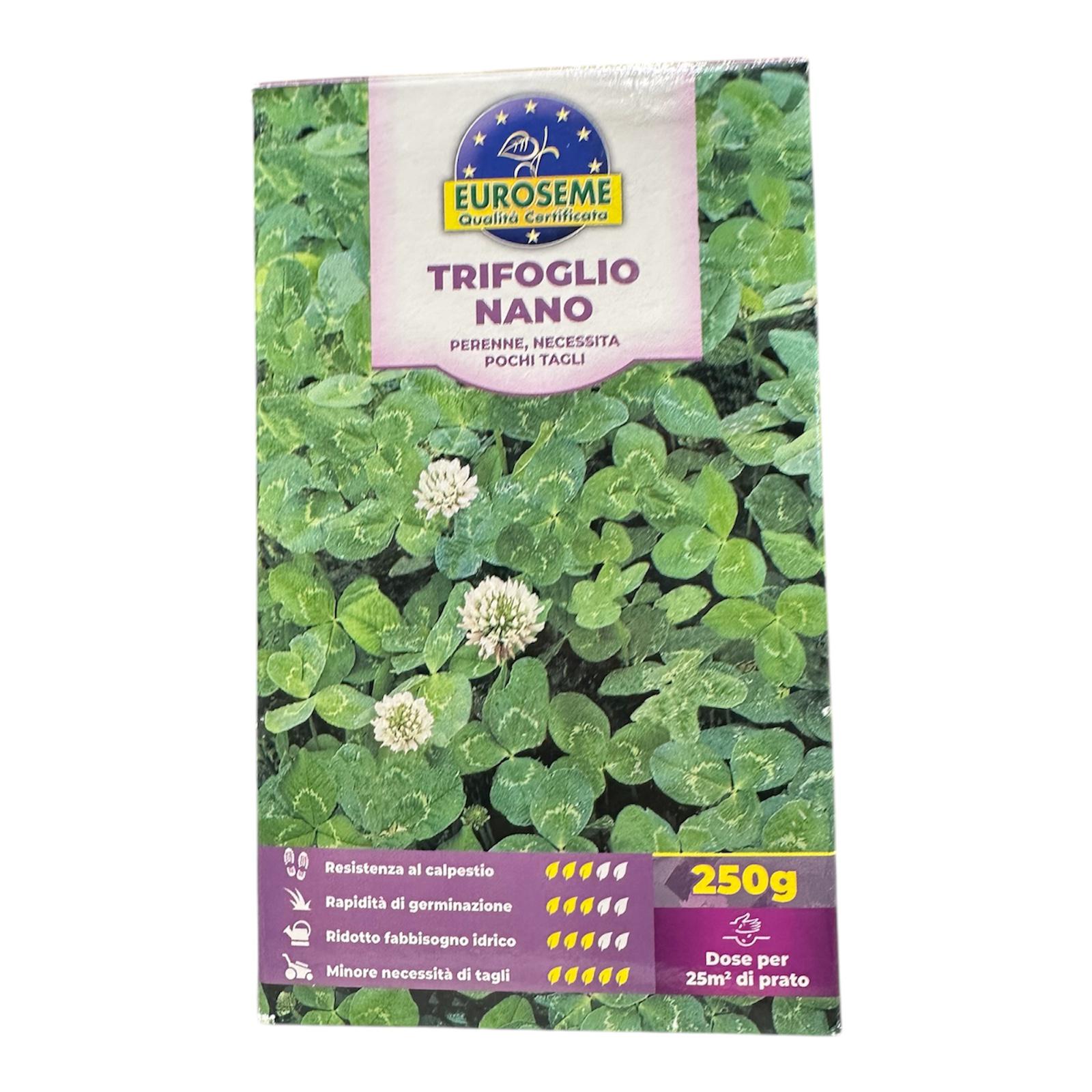 Semi semenza trifoglio per prato e giaradino 250g Euroseme Semi semenza trifoglio per prato e giaradino 250g Euroseme